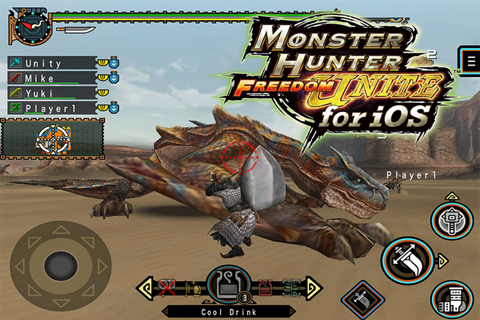 怪物猎人P2G FOR iOS游戏截图