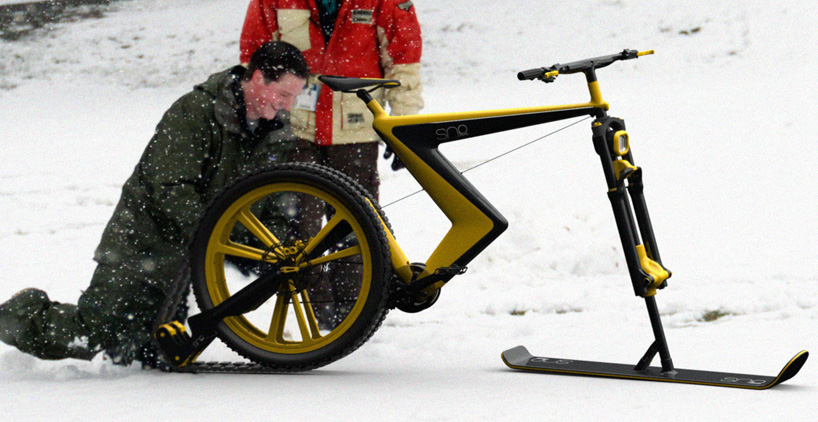 室创作的"雪地自行车"概念,增强了他们在自行车品牌领域的经验知识,也