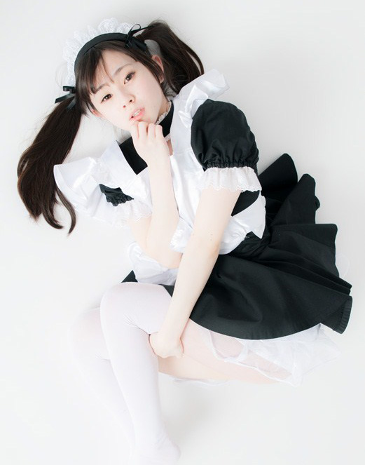 coser近卫りこ女仆制服写真