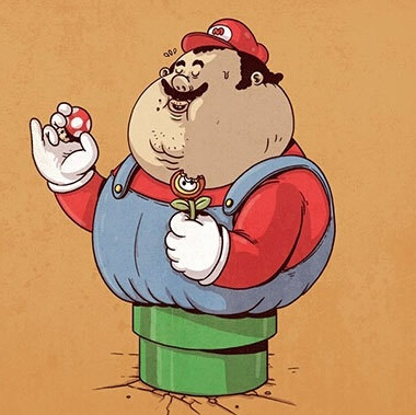 动漫游戏主角都吃胖了!个个都是死胖子