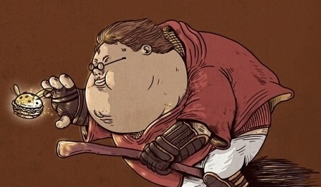 动漫游戏主角都吃胖了!个个都是死胖子
