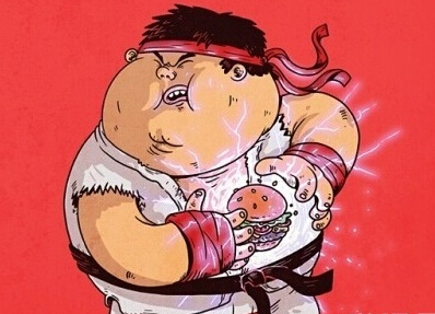 动漫游戏主角都吃胖了!个个都是死胖子