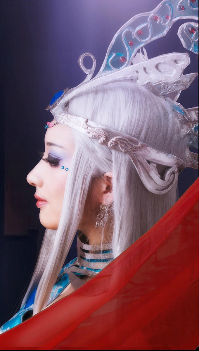 秦时明月雪女一舞倾城cos唯美梦幻