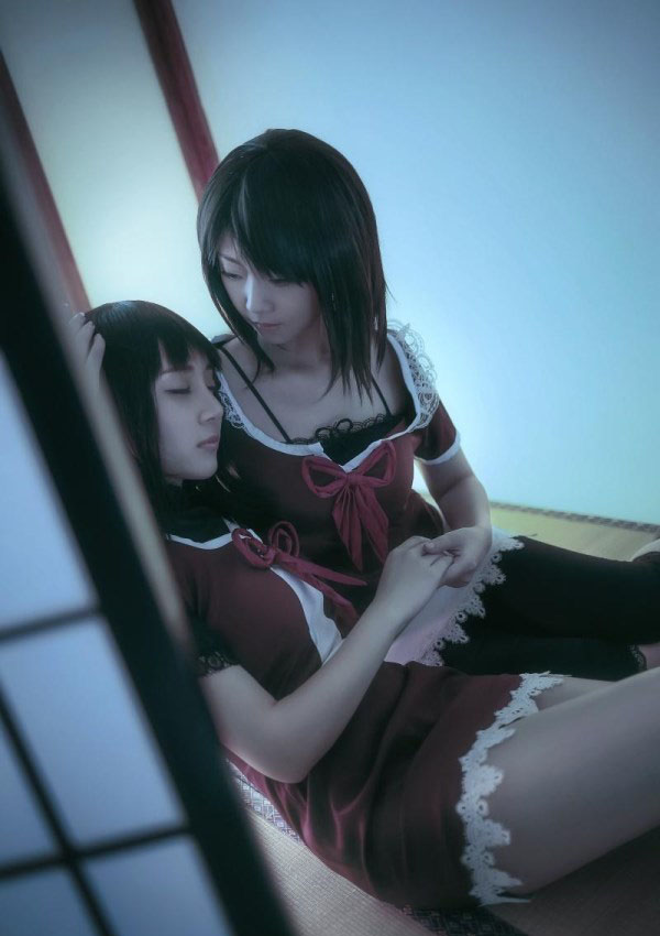 《零～红蝶》双胞胎cos颜值高