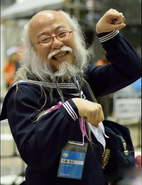 水手服爷爷惊现广州