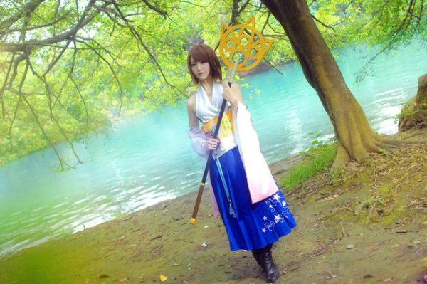 美女水中cos最终幻想女主角尤娜