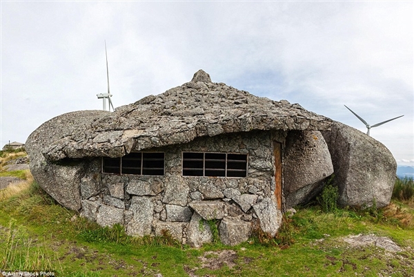 外国石头房子图片